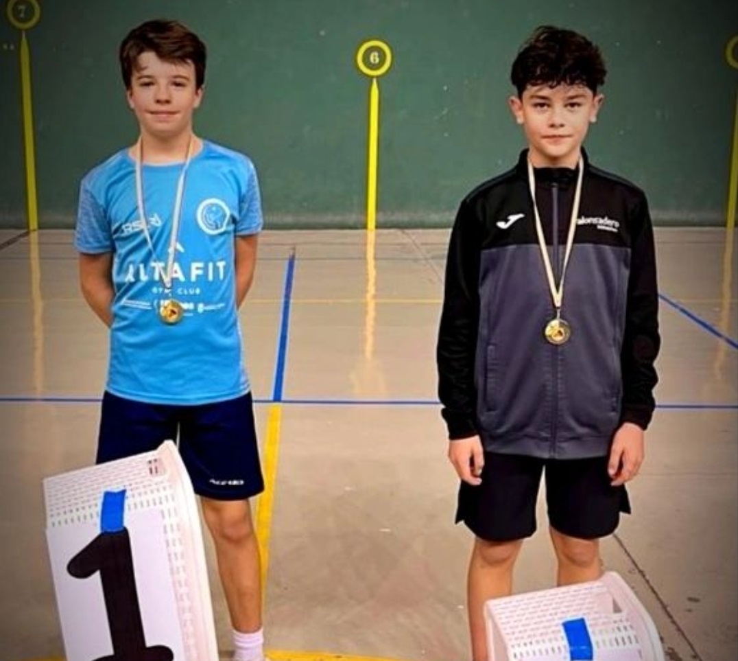 Medallas en el TOP TTR Lardero Sub-13, Sub-17 y Sénior